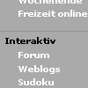 Interaktiv - Forum, Weblogs, Sudoku