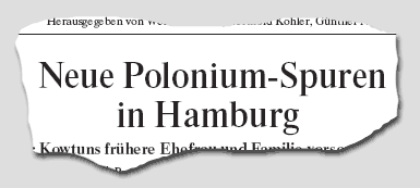 Neue Polonium-Spuren in Hamburg