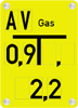 Hinweisschild Gasleitung