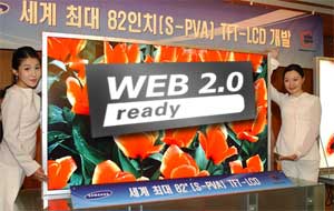 Riesen-Fernseher -- Web-2.0-bereit