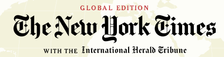 Global Edition New York Times - with the International Herald Tribune