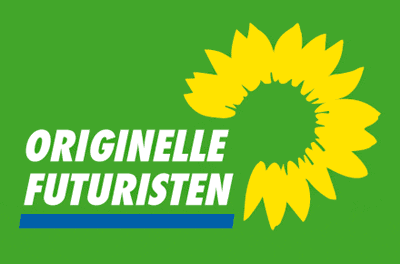Grünen-Logo: Originelle Futuristen